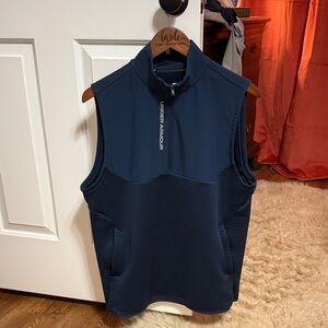 Under Armour Dark Blue Vest Golf Medium